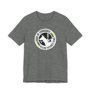 Dogs of Chornobyl T-shirt (Ukrainian/English Translation)