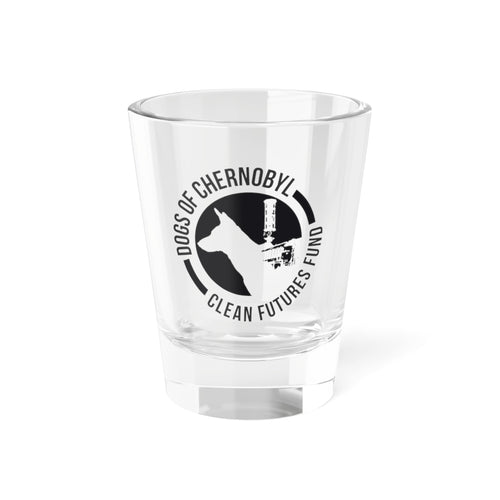 Dogs of Chernobyl Shot Glass, 1.5oz