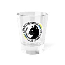 Load image into Gallery viewer, Cats of Chornobyl Shot Glass, 1.5oz