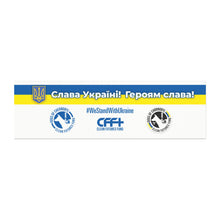 Load image into Gallery viewer, Dogs of Chernobyl Glory to Ukraine Car Magnet