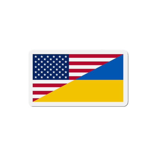 American/Ukraine Flag Magnet