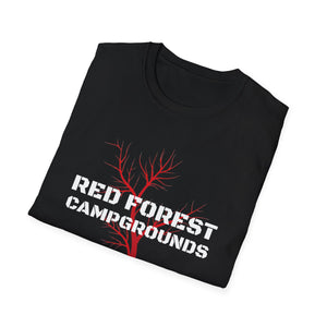 Red Forest Campgrounds Softstyle T-Shirt (Soldier Support)