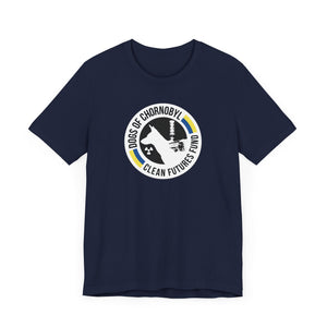 Dogs of Chornobyl T-shirt (Ukrainian/English Translation)