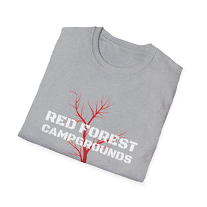 Red Forest Campgrounds Softstyle T-Shirt (Soldier Support)