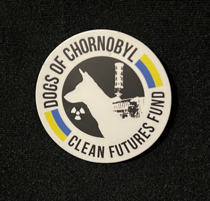 Dogs of Chornobyl Sticker (Ukraine Spelling OR)
