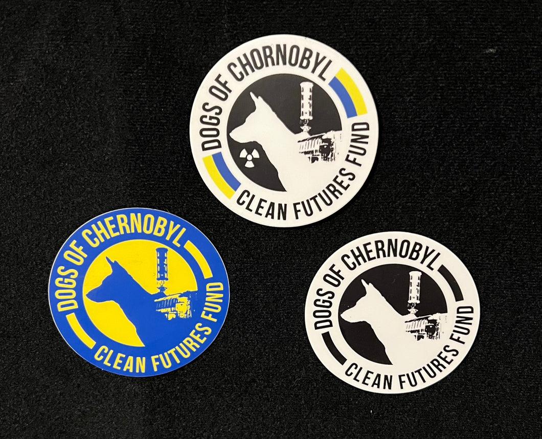 Dogs of Chernobyl/Chornobyl Sticker Collection (3 stickers)