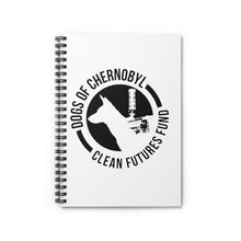 Load image into Gallery viewer, Dogs of Chernobyl Spiral Notebook - Ruled Line