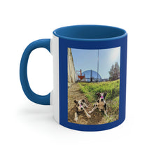 Load image into Gallery viewer, Dogs of Chornobyl Accent Coffee Mug, 11oz