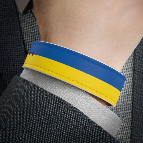 Ukraine Flag Wristband