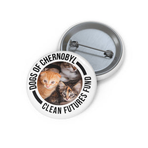 Dogs of Chernobyl Kitten Pin Buttons