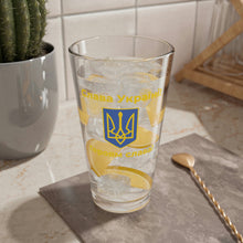 Load image into Gallery viewer, We Stand with Ukraine Pint Glass, 16oz